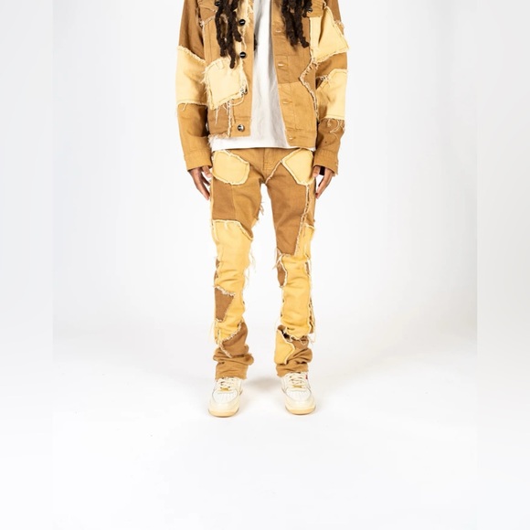 PHEELINGS
"LEFT IN THE PAST" FLARE STACK DENIM JEANS ONLY - Picture 5 of 6